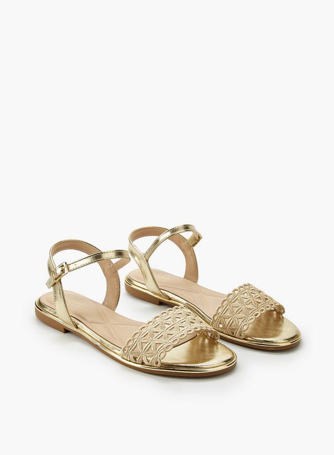 سيليست صنادل نسائية بحزام بإبزيم - Image 3